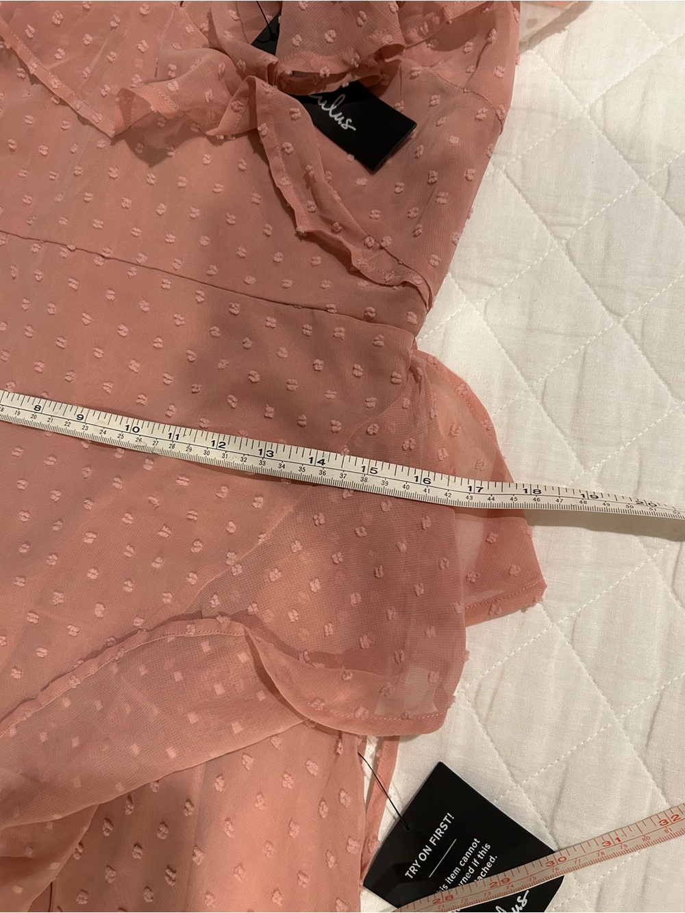 Lulu's Dusty Rose Ruffle Maxi Dress - Picture 7 of 10